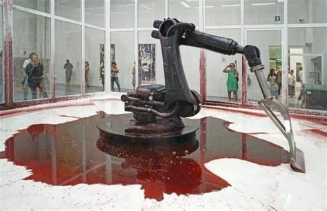 robot arm hydraulic fluid|This robot arm art piece is programmed to try to。